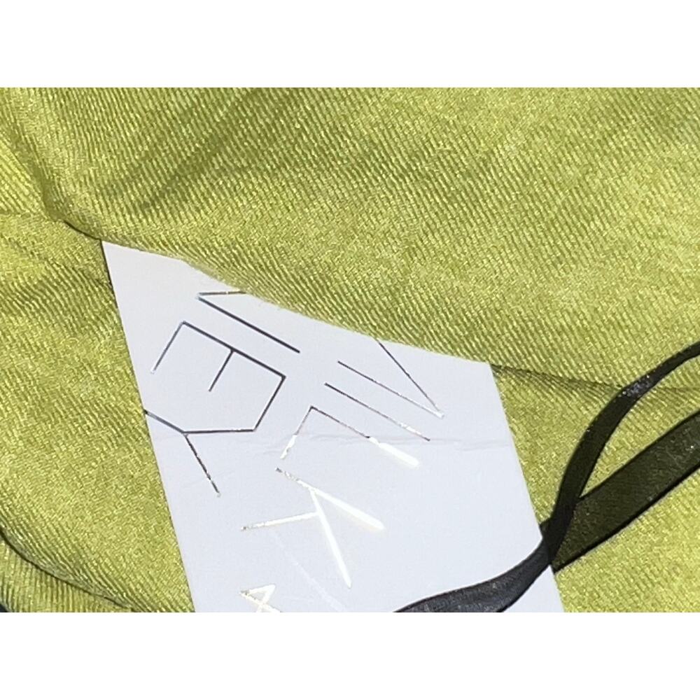 Milk & Honey Chartreuse Wide Leg Lounge Pants Resort Wear Large with Pockets - Picture 9 of 10